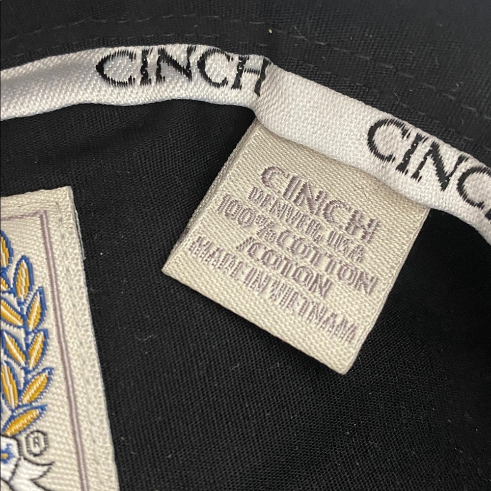 Cinch Men’s Solid Black Long-Sleeve Button Down - M - Picture 8 of 11